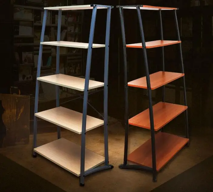 Полка для пола гостиной спальни книжная полка. Цветочная хранения .. 083|shelf storage