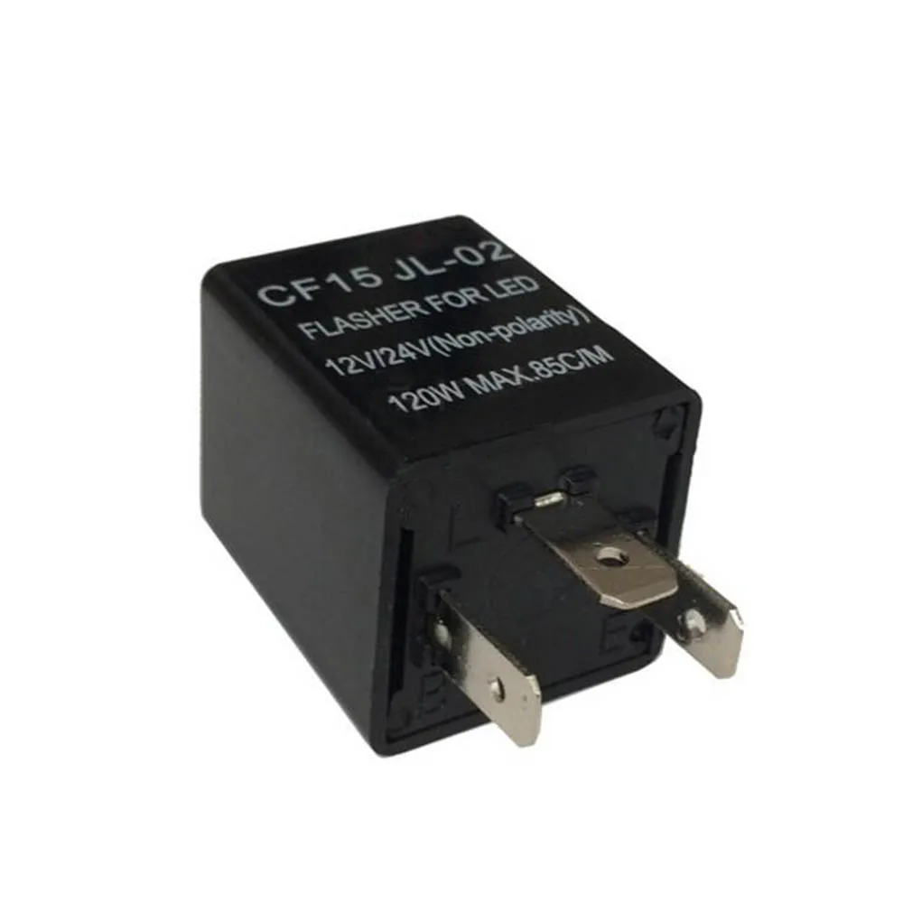 3 Pin CF15 JL-02 электронный автомобильный проблесковый маячок реле для фиксации светодиодный светильник сигнал поворота Hyper Flash мигающий светильник