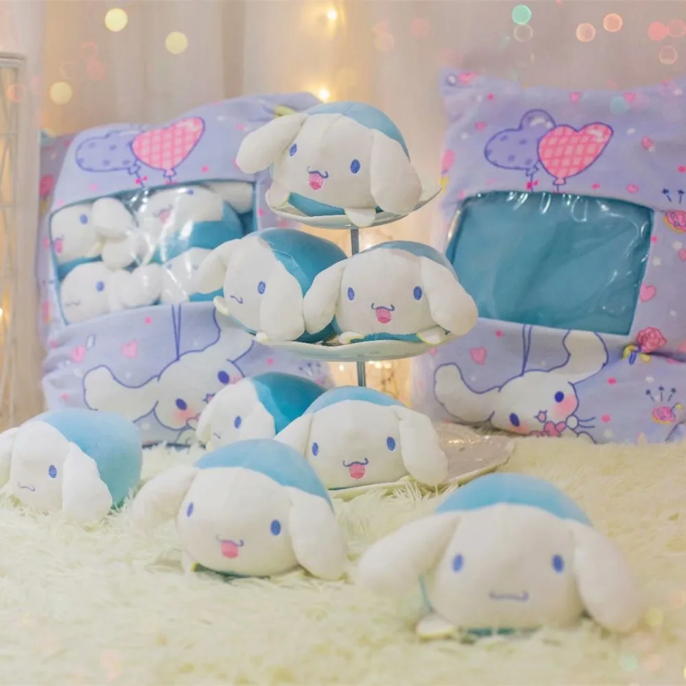 Плюшевая подушка Sumikko Gurashi, 8 шт., с рисунком поросенка, Cinnamoroll Melody, мягкая подушка, уголок, био, мультяшная кукла для детей