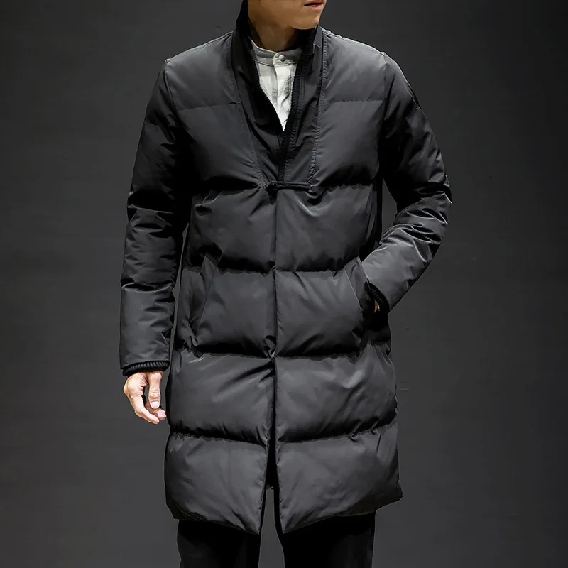 AYUNSUE New Parka Winter Jacket Men Plus Size Long Coat Casual Warm Cotton Coat Puffer Jacket Parkas Hombre 5xl KJ2648