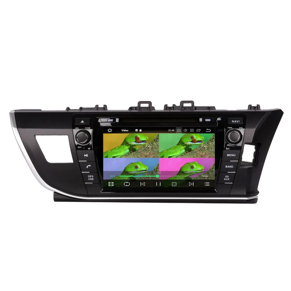 Android 8.0 Octa Core 4GB+32GB Car PC GPS Navi Head Unit For Toyota Corolla 2013- Right Hand Driving Radio Stereo DVD Player | Автомобили