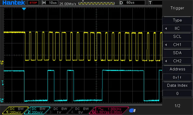 Hantek DSO4254C/4204C 4CH 1GS/s частота дискретизации 250 МГц полоса пропускания цифровой осциллограф встроенный USB хост/устройство