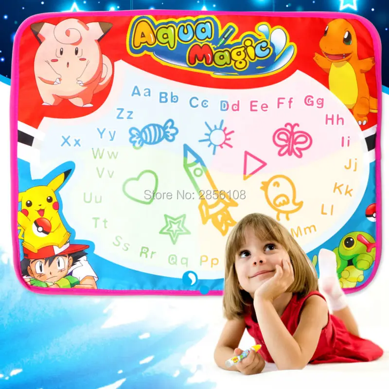 48x36 см водный коврик для рисования и Магические рисунки ручки магнитная доска