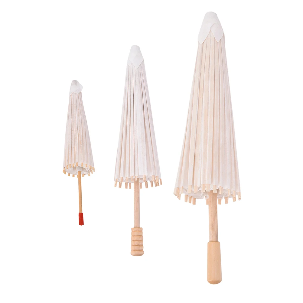 1 шт. Новый мини китайский бумажный зонтик для Детские краски поделки своими