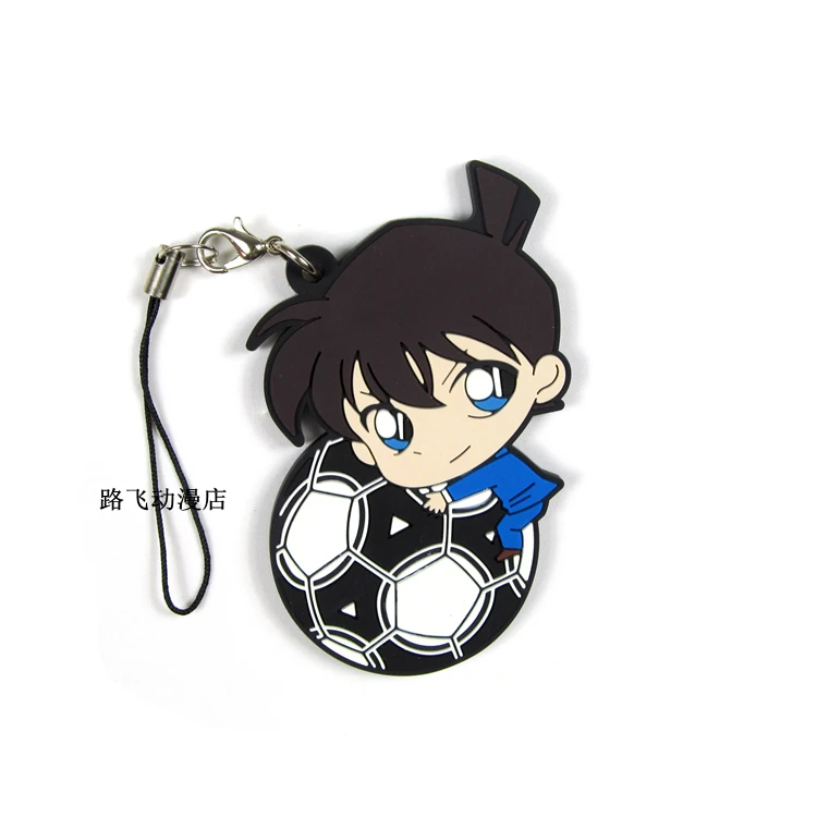 5 стилей аниме модель детектива Коран фигурка Edogawa Kona Haibara Ai Hattori Heiji Furuya Rei резиновый брелок Подвеска 6 см
