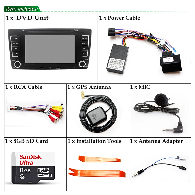 2 Din 8 Core RAM 2GB Car Android 6 0 Автомобильный DVD GPS для Skoda Octavia A5 Superb Fabia Yeti 2008 2014 Stereo радио