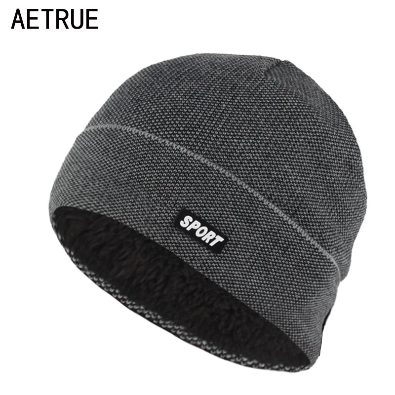 Зимняя шапка бини Skullies вязаная зимние головные уборы для мужчин и женщин