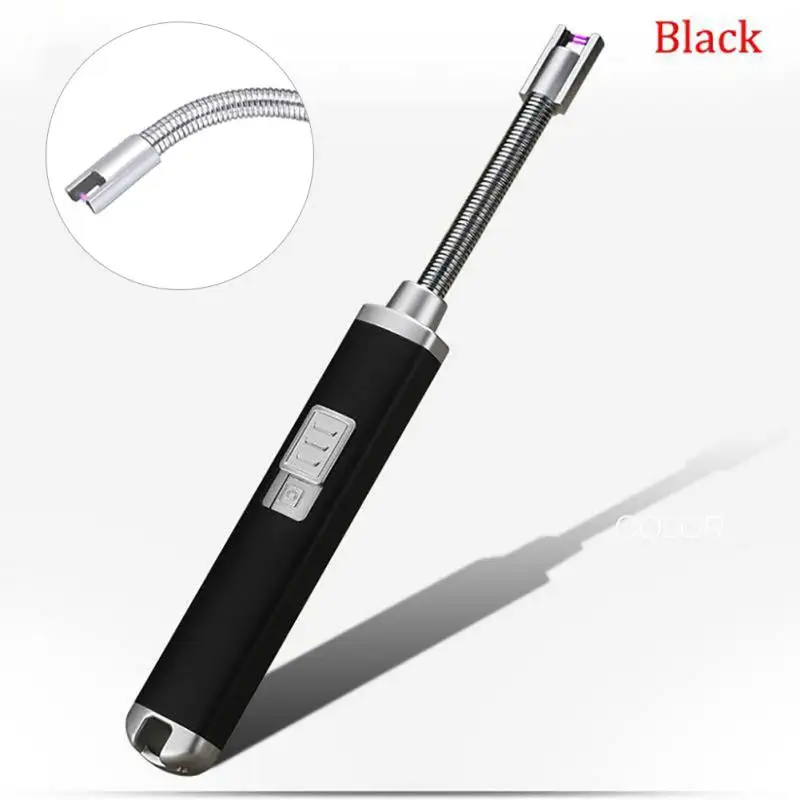 Кухонные зажигалки с USB зарядкой уличные ветрозащитные для барбекю гибкие