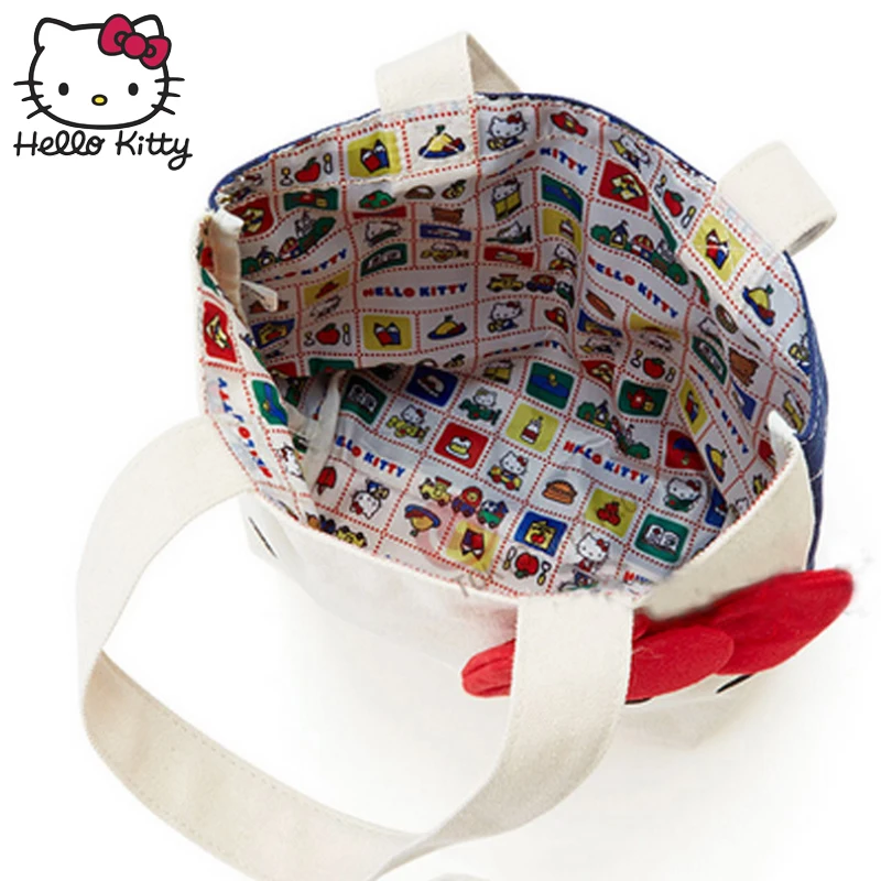 Сумка Hello Kitty ручной работы милый плюшевый рюкзак с бантом для девочек школьный