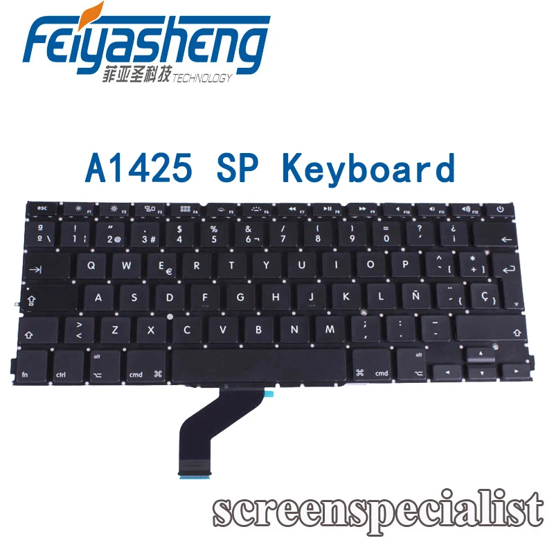 Новые аксессуары для ноутбуков клавиатура Apple MacBook Pro retina 13 3 ''A1425 SP Испания