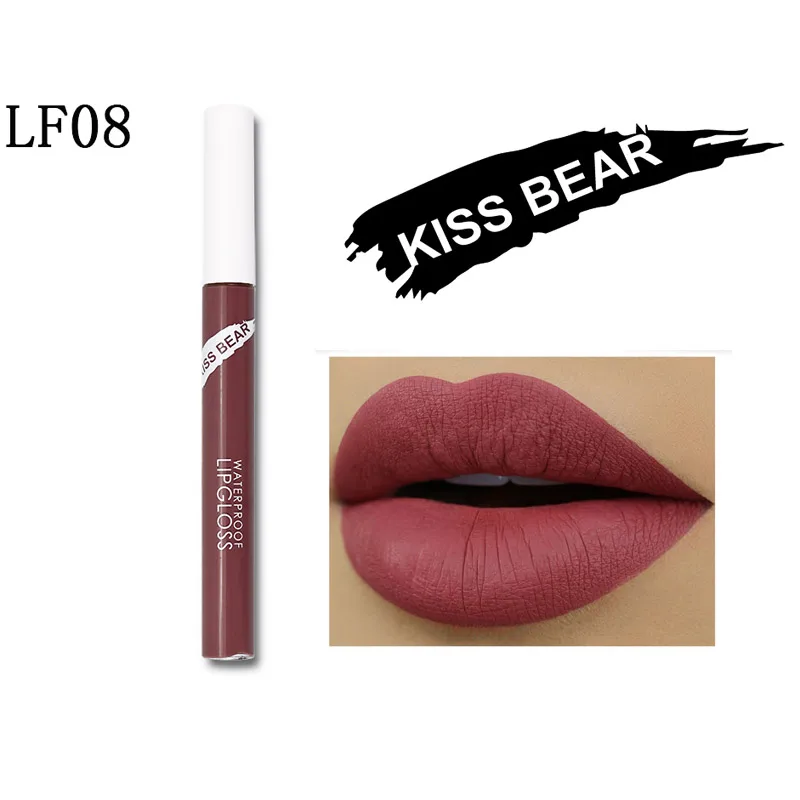 Матовая жидкая помада 12 цветов сексуальная женская фотоматовая фотоблестящая