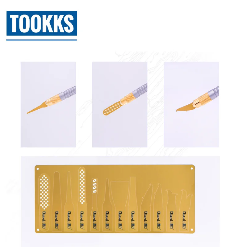 

Motherboard BGA IC Knife Remove A8 A9 A10 CPU NAND Flash Remove Knife Glue Remove Tools For iPhone Repair