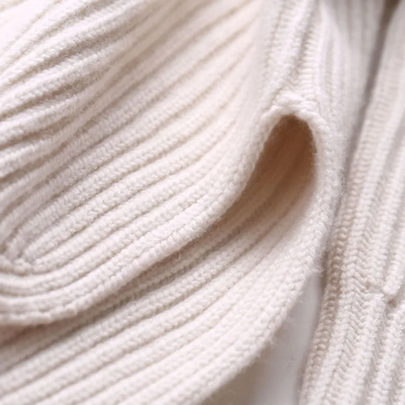 Свитер кашемировый Женский асимметричный с отложным воротником | Женская одежда