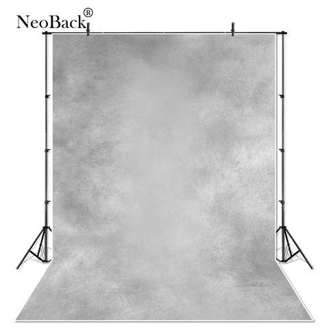 NeoBack виниловая туманный серый тон профессиональные портрет Фоны; Самая популярная светильник серого цвета для студийной съемки в стиле вечеринки в честь Дня Рождения