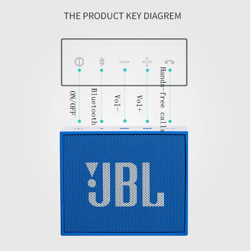 Беспроводная музыкальная bluetooth колонка JBL GO уличные портативные мини колонки