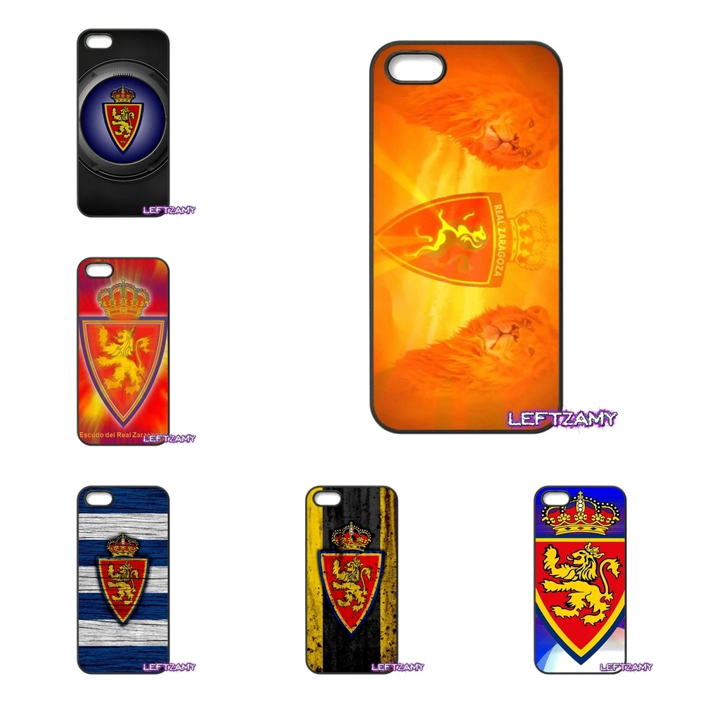 Жесткий Чехол для iPhone 4 и 4S для телефона с логотипом клуба «Сарагоса» 5 5C SE 6 6S 7 8 Plus X 4,7 5,5 iPod Touch 4 5 6