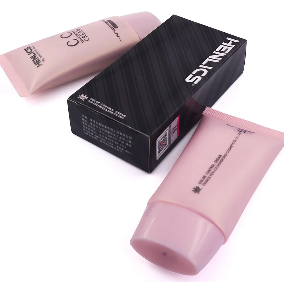 HENLICS CC крем для лица SPF 25+ корейский косметический увлажняющий макияж контроль масла консилер отделка BB база макияж