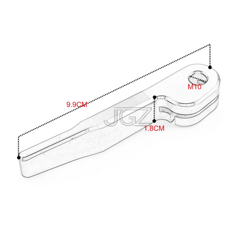 Мотоцикл стояночный тормоз ЧПУ Алюминиевый ручной контроль тормозной рычаг для