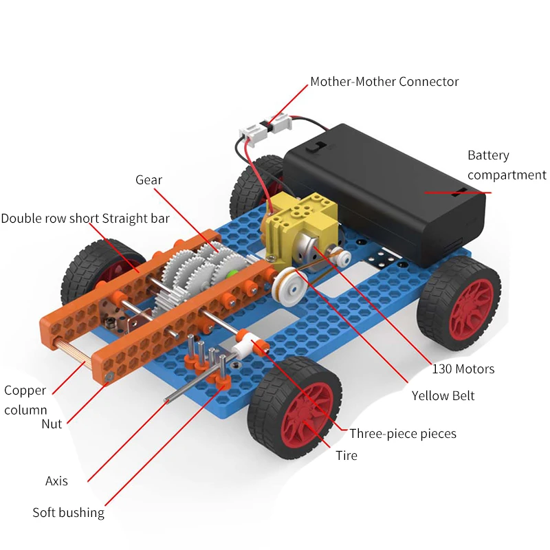 Стебель детские игрушки научная школа игрушка DIY F1 коробка передач дети умная