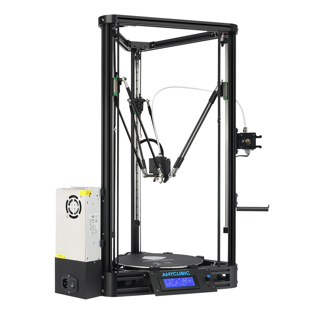 3D принтер ANYCUBIC Kossel автокалибровка рейсовые направляющие увеличенная область