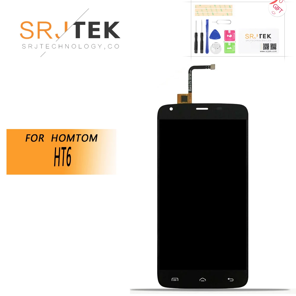 5 ''для HOMTOM HT6 ЖК-дисплей сенсорный экран стекло дигитайзер полная сборка
