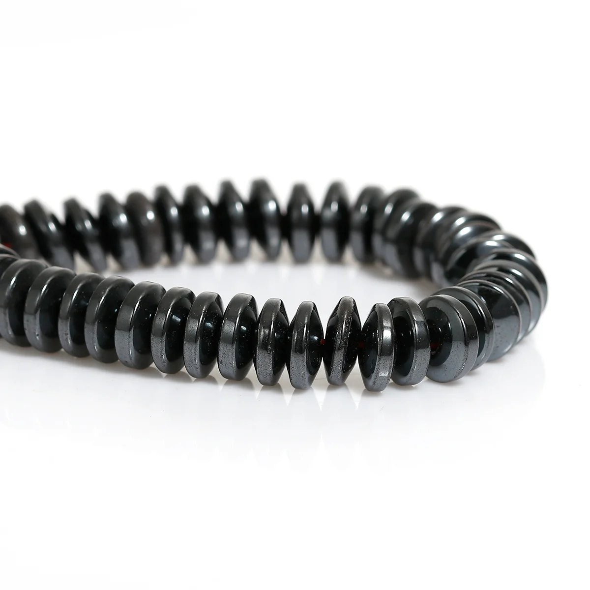 DoreenBeads Gunmetal Saucer создан гематит свободные бусины 8 мм (3/8 &quot) около 220 шт (B18930) yiwu|beads