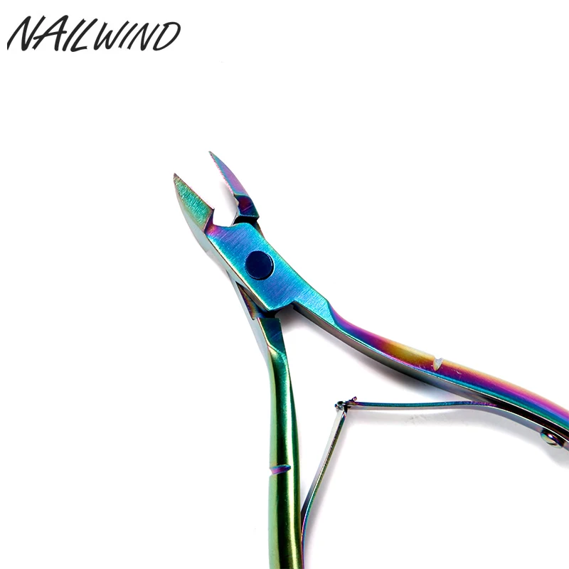 NAILWIND 1 шт. щипчики для кутикулы радуга ножницы удаления омертвевшей кожи