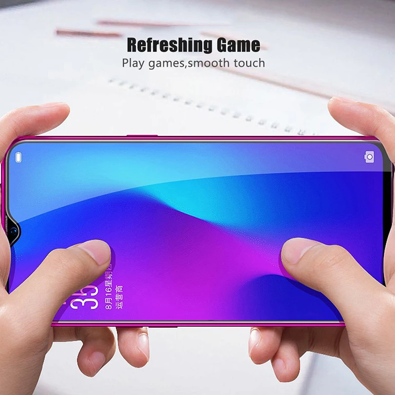 Hacrin для Samsung Galaxy A40 закаленное стекло закругленный край 3D пленка против царапин A70