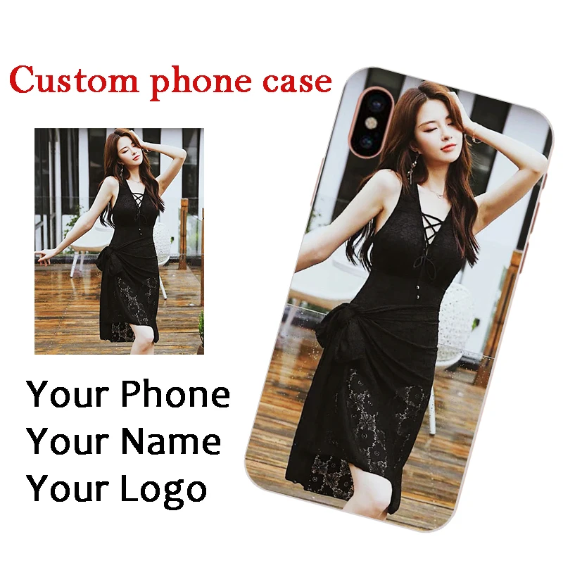 Изготовленный На Заказ DIY Фото чехол Пользовательский логотип для ZTE Blade X3 X 3