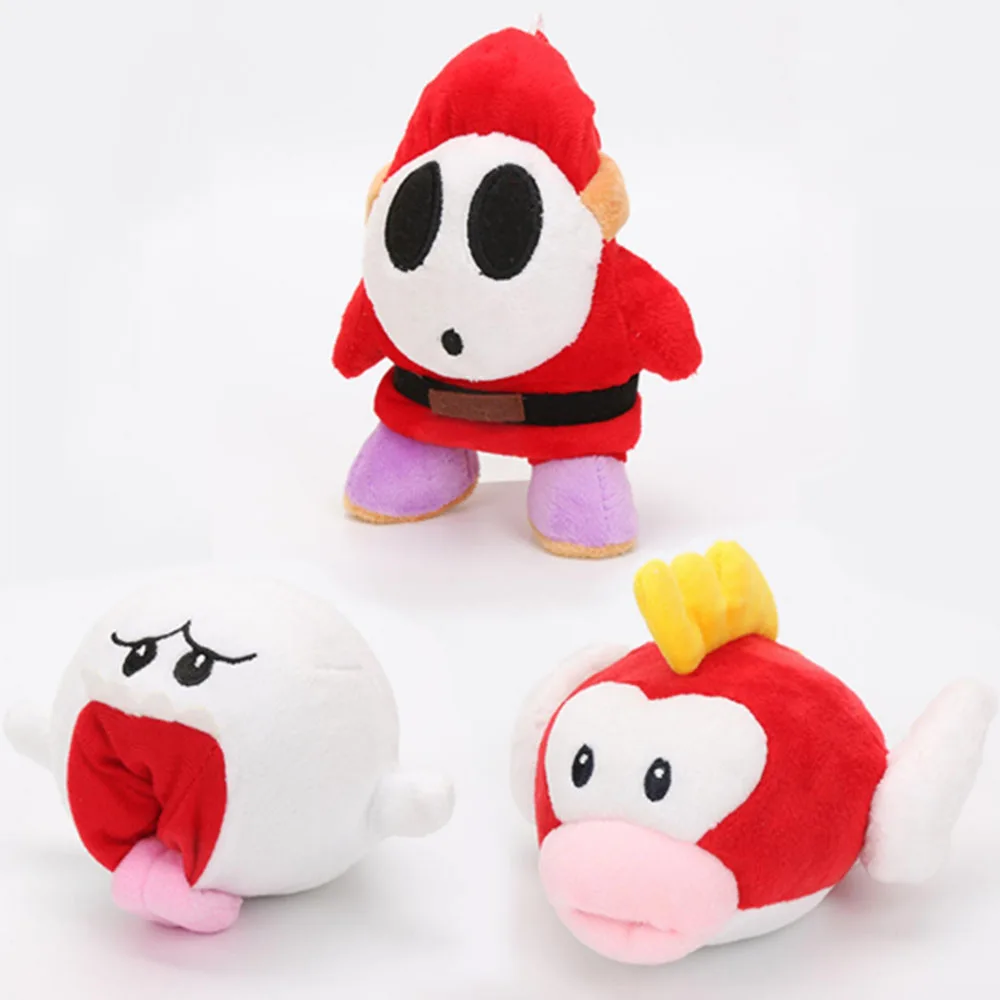 15 см Плюшевые игрушки Марио стеснительный парень Boo Cheep плюшевые куклы для ТВ