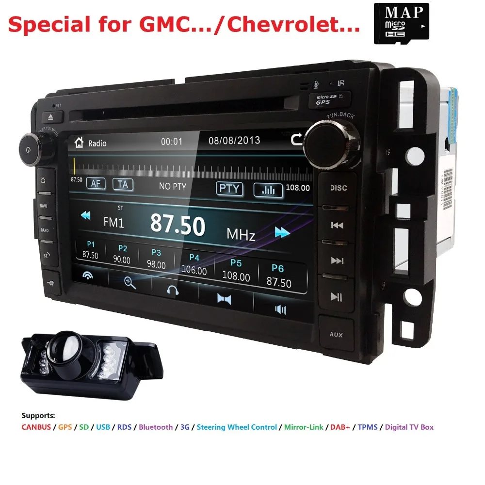 Авто Radio2 автомобильный dvd плейер din для GMC Yukon Denali Acadia Savana Сьерра Chevrolet Express траверс