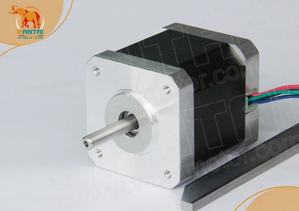(EU Free No Tax)Super Wantai 5 PCS Nema 17 Stepper Motor 4000g.cm 1.7A (CE ROSH)42BYGHW609 CNC Robot 3D I3Reprap Printer | Обустройство