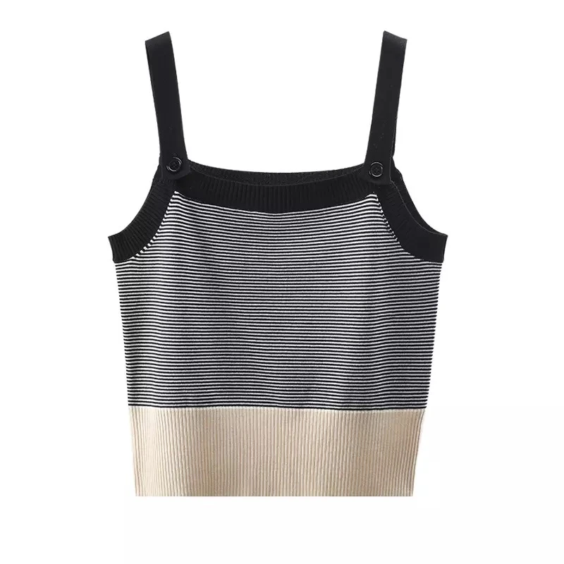 Топ для женщин 2018 Сексуальная Low cut Основные футболки майка в полоску вязать топы