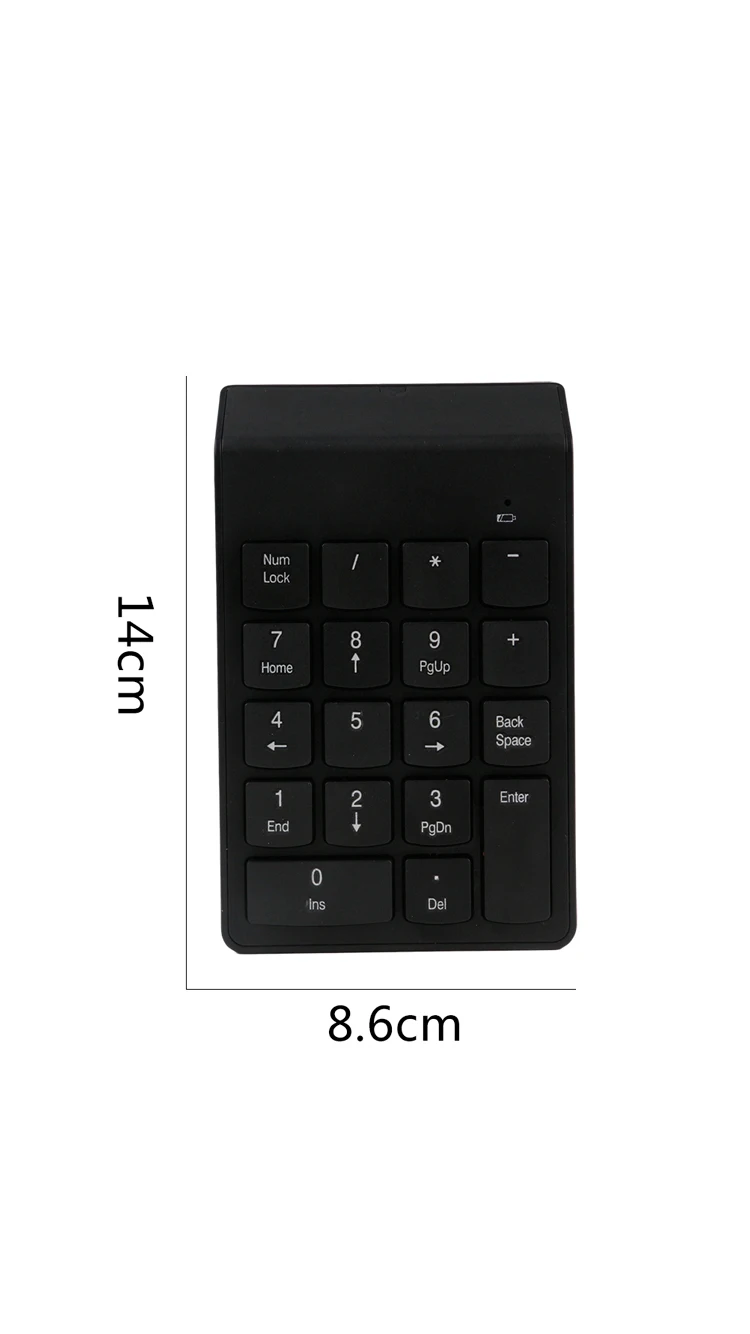 Цифровая USB клавиатура RS 2 4G с беспроводной клавиатурой 18 клавиш портативная