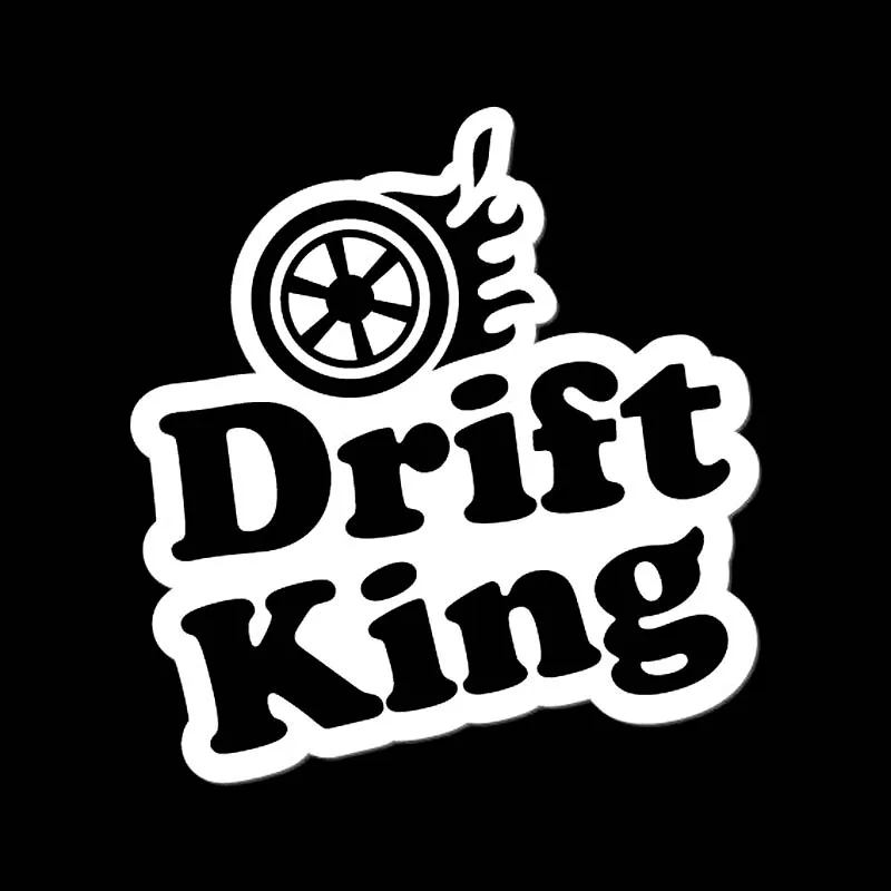 YJZT 10 2 см * 9 6 DRIFT KING Автомобильная Наклейка Виниловая наклейка Drift Turbo быстрая