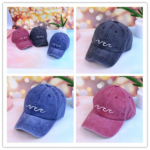 1 шт. новый дизайн спортивные шапки морская волна бейсбольная кепка унисекс шляпы