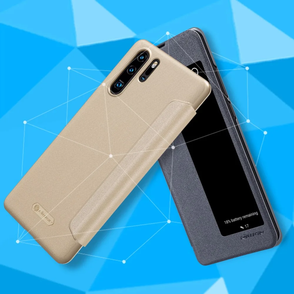 P30 Pro Чехол для huawei P30 Pro чехол NILLKIN роскошный Флип кожаный чехол s для huawei P30 Pro задняя крышка чехол для телефона Nilkin