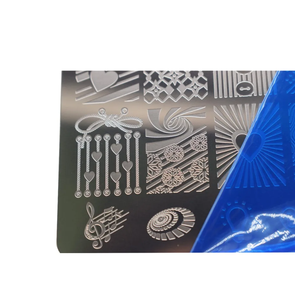 Трафарет для стемпинга ногтей с рисунком черепа розы собаки 9 шт./лот | Красота и