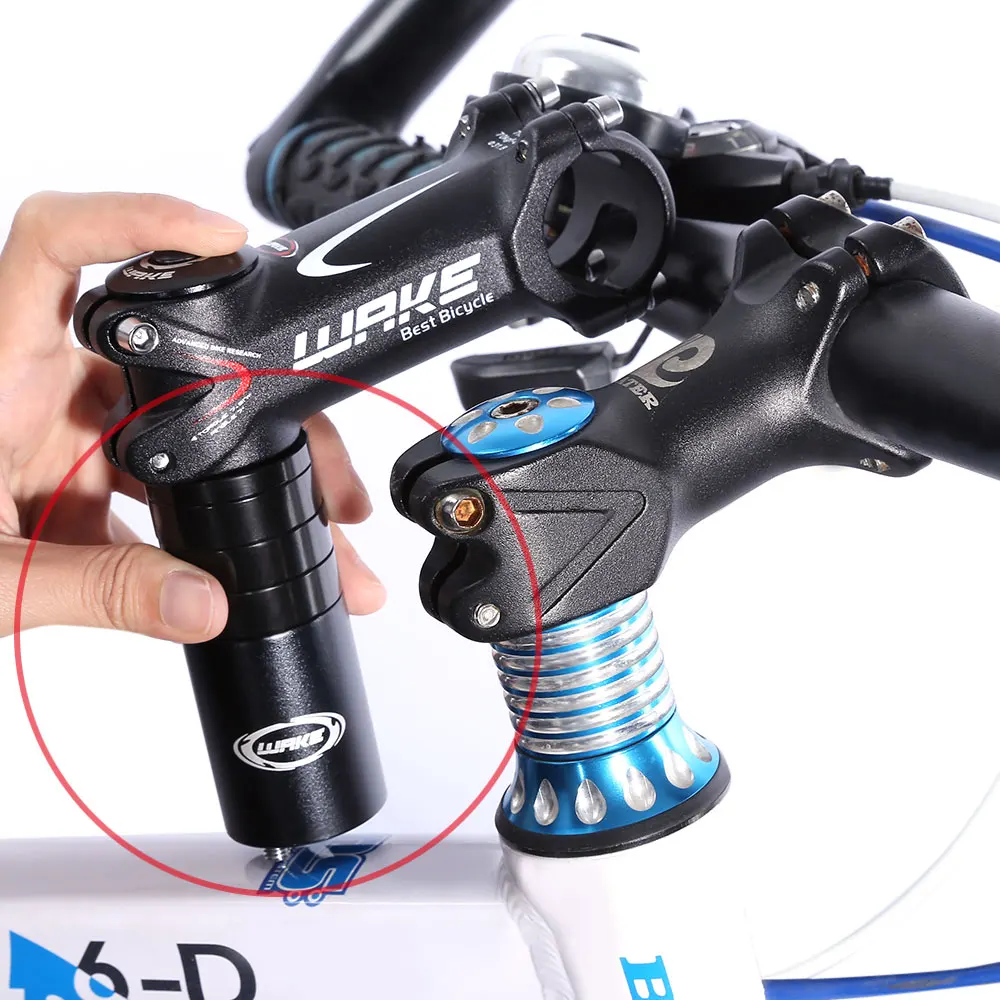 WAKE MTB велосипед прочный руль черенок вилки Rise Up Adapter удлинитель|Велосипедная