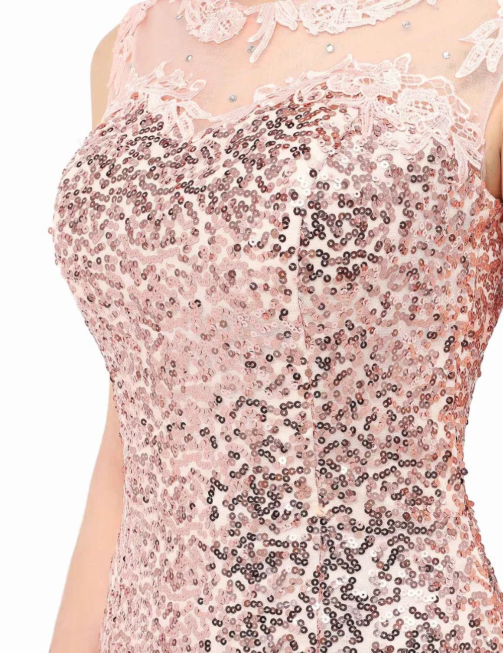 Элегантное кружевное платье подружки невесты VKBRIDAL с рукавами-крылышками и