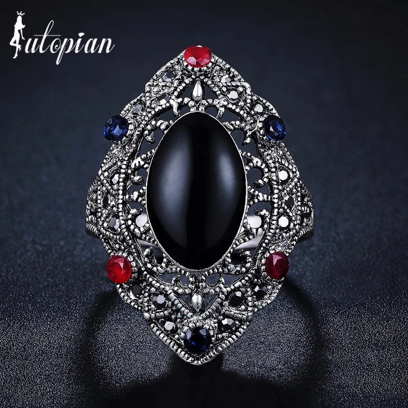 Iutopian Марка Новое Прибытие Старинные Ювелирные Изделия Античный Кольцо с