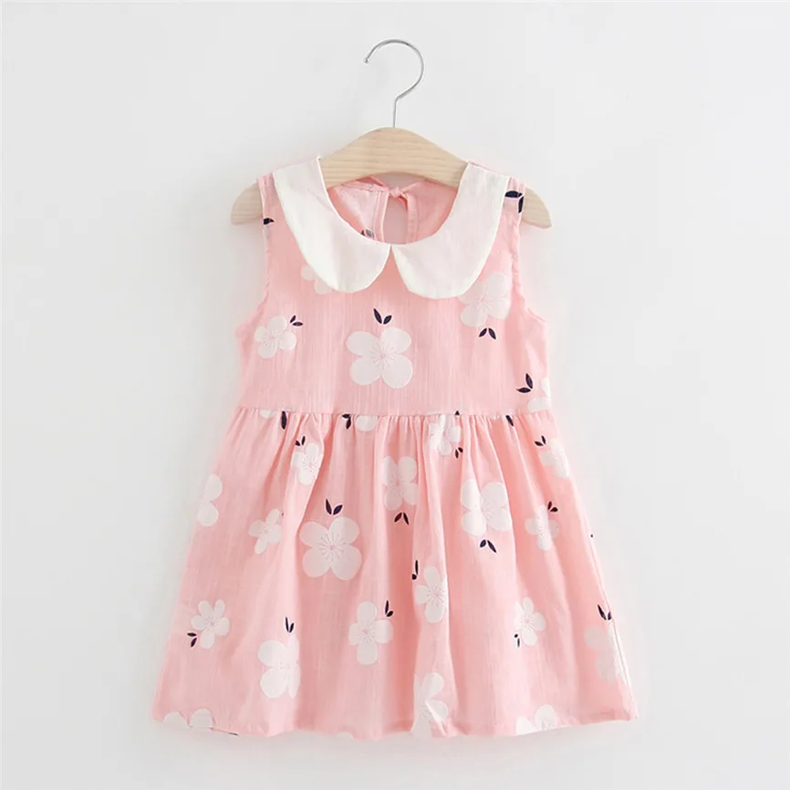2018 милые праздничные костюмы для маленьких девочек летнее платье с бантом и