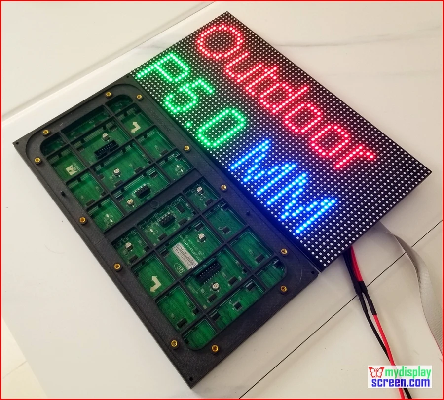 P5 уличный полноцветный светодиодный модуль, SMD 2828 IP65 светодиодный рекламный экран высокой яркости, 1/8 сканирование, 64*32 P, наружный СВЕТОДИОДНЫЙ экран