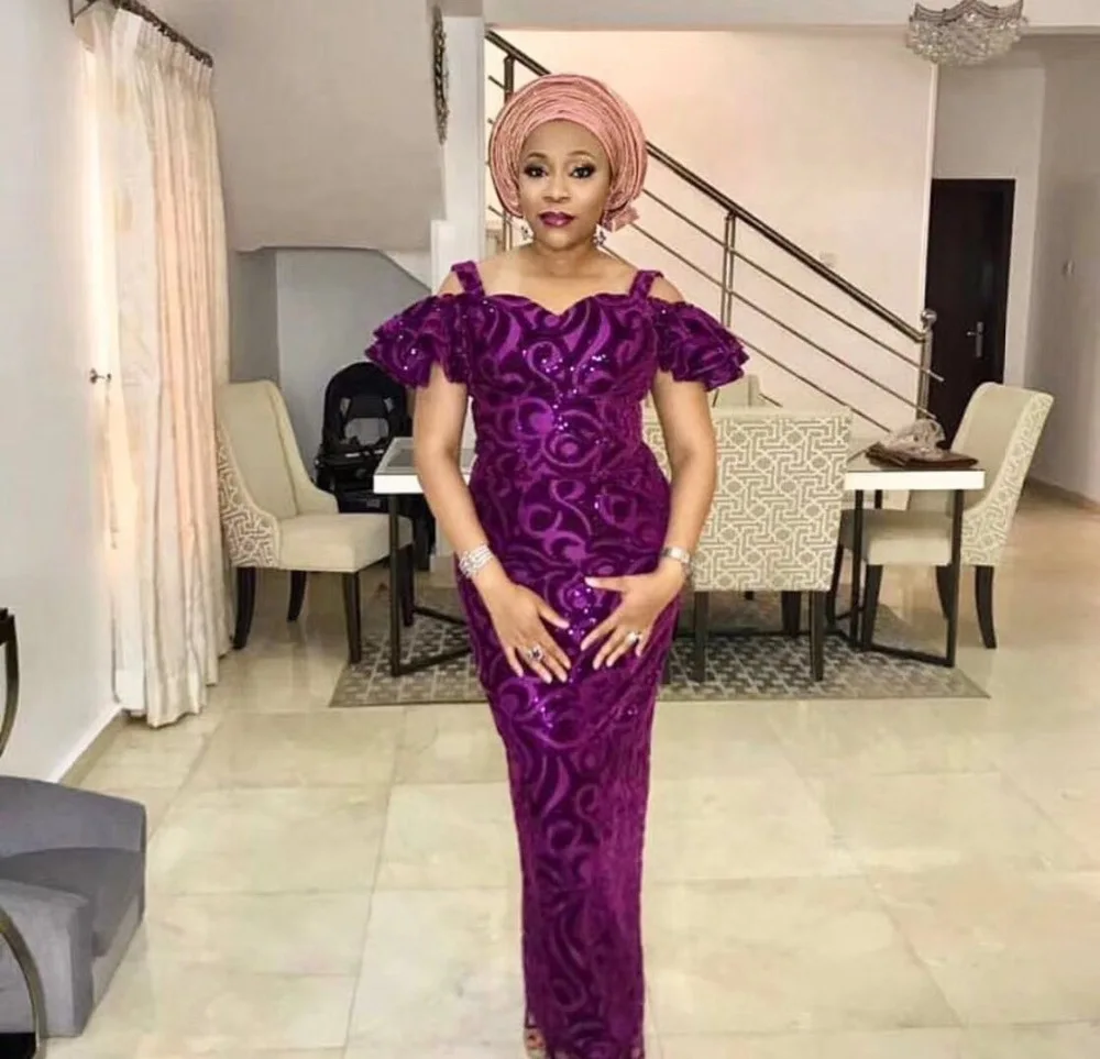 Фиолетовая африканская кружевная ткань 2018 высококачественные бархатные кружева