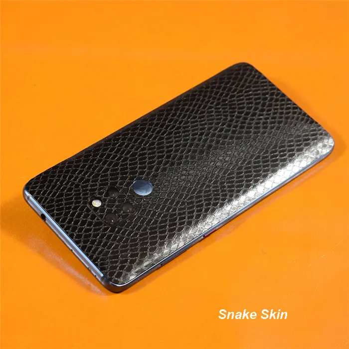 Snake Skin 3D углеродное волокно/Рисунок/дерево шкуры Телефон задняя крышка наклейка для HUAWEI P30 Pro P30 Lite mate 20 mate 20X mate 20 Pro/20 Lite - Цвет: Snake Skin