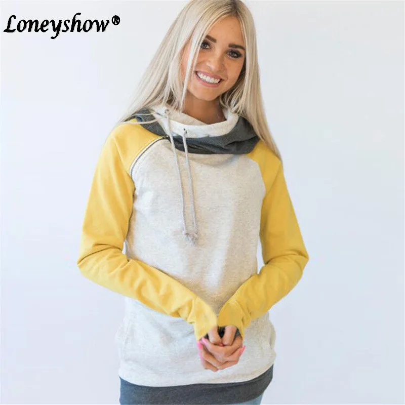 Loneyshow Для женщин толстовки 2018 Мода Повседневное Стиль вязаный свитер с длинными