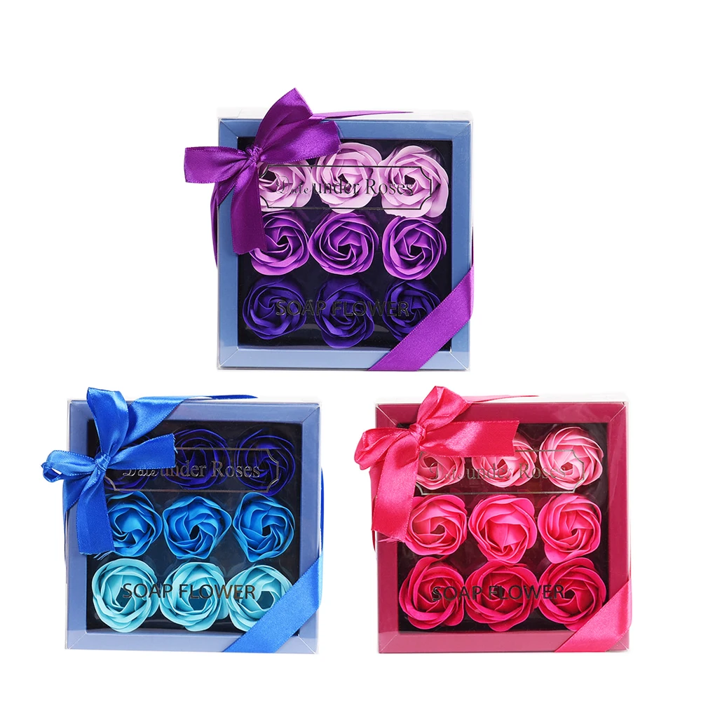 Bathing Soap Red Flower Petals Rose Petal Valentine's Day Mother's Wedding Gift for Lover&ampFriend&ampMother | Дом и сад