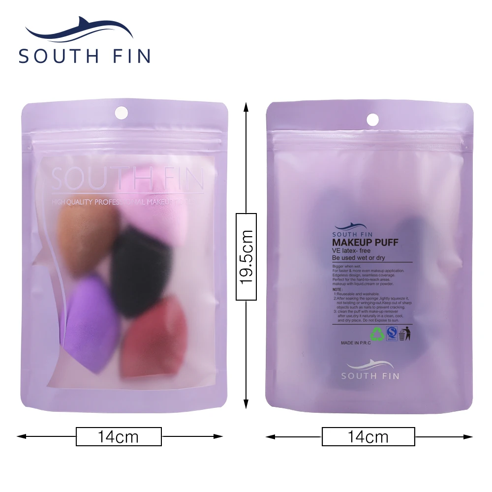 5 шт./компл. губка для макияжа слоеная Капля воды скошенная Смешанная форма