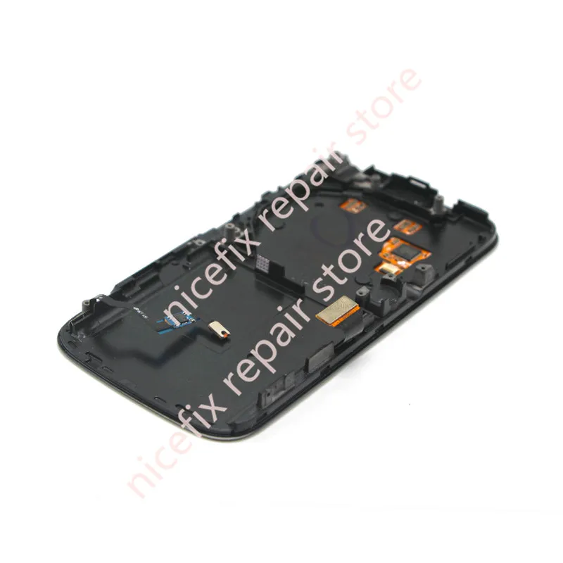ЖК экран для Samsung Galaxy S4 ZOOM C101 дигитайзер сенсорного экрана в сборе с рамкой белый