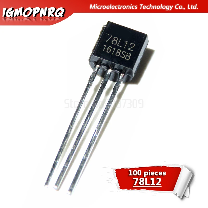 100 шт. 78L05 78L06 78L08 78L09 78L12 78L15 hjxrghal TO 92 TO92 транзистор|Интегральные схемы| |